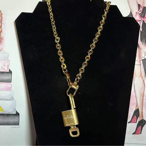NWOT necklace options for LV Padlocks (locks sold separately) - Picture 5 of 7